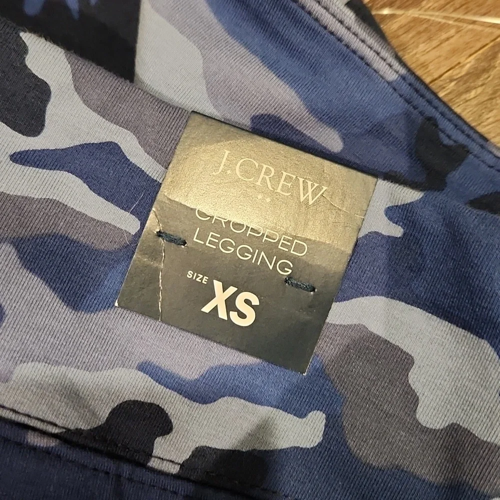 ❤️ NWT! J CREW CAMO PRINT CROPPED EVERYDAY LEGGINGS, XS